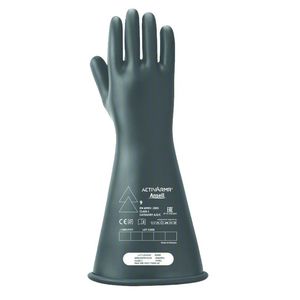 Cementex Class 1 14" Gloves: 9 Black # IG1-14-9B