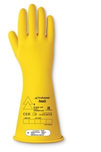 Cementex Class 1 14" Gloves: 9 Yellow # IG1-14-9Y