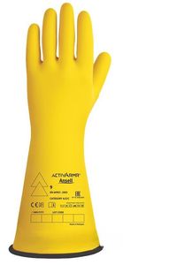 Cementex Class 2 14" Gloves: 9 Bl/Ye # IG2-14-9BY