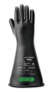 Cementex Class 3 16" Gloves: 9 Black # IG3-16-9B