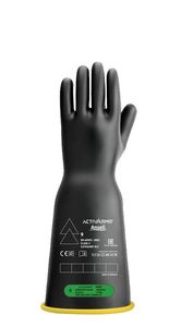 Cementex Class 3 16" Gloves: 9 Yellow Under Black Bc # IG3-16-9YB-BC