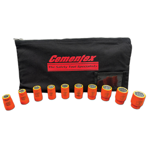 Cementex Socket Sets 5-Piece 1/2" Square Drive Hex Bit Socket Set with Ratchet