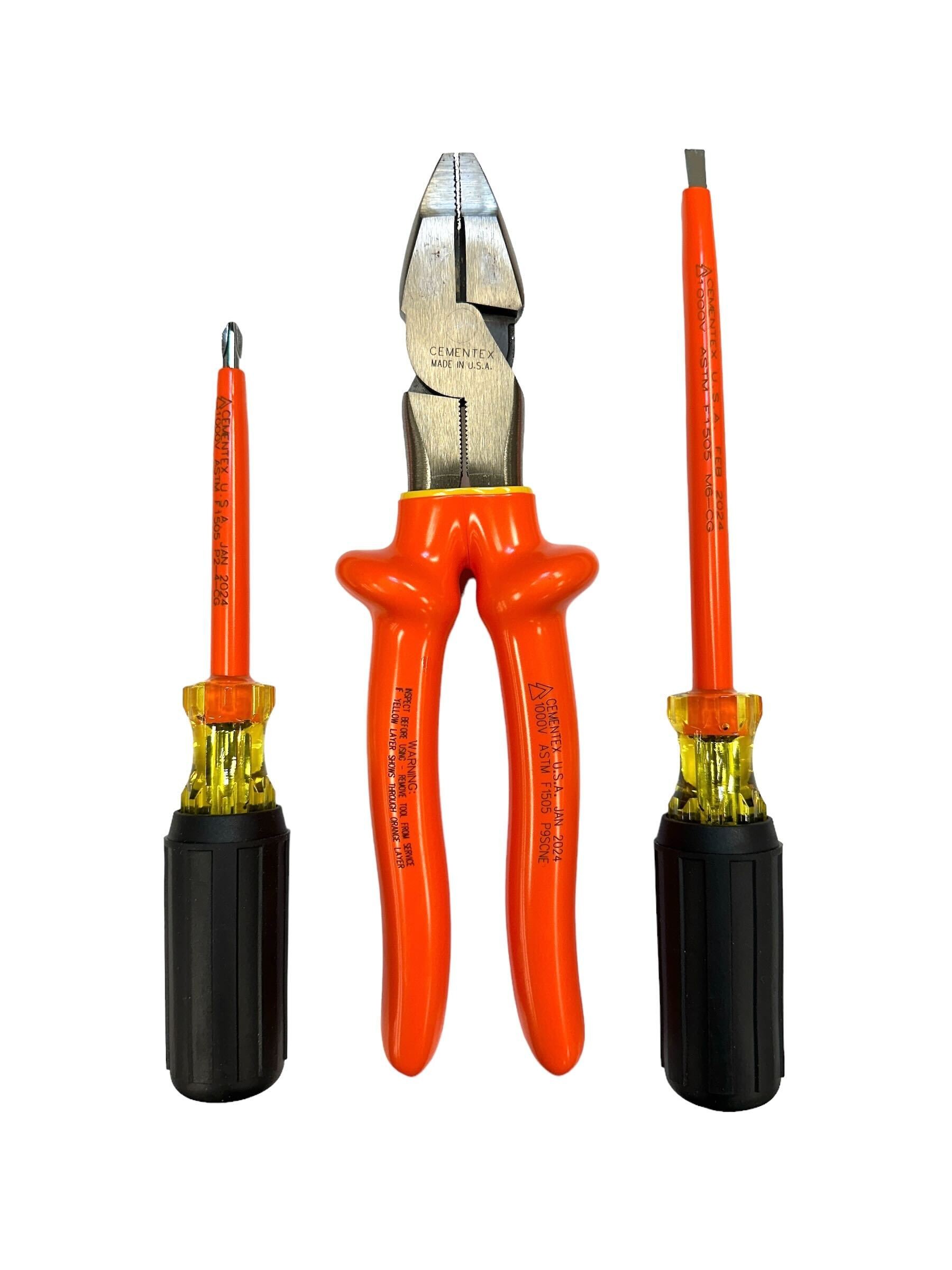Cementex 3-piece insulated tools base kit