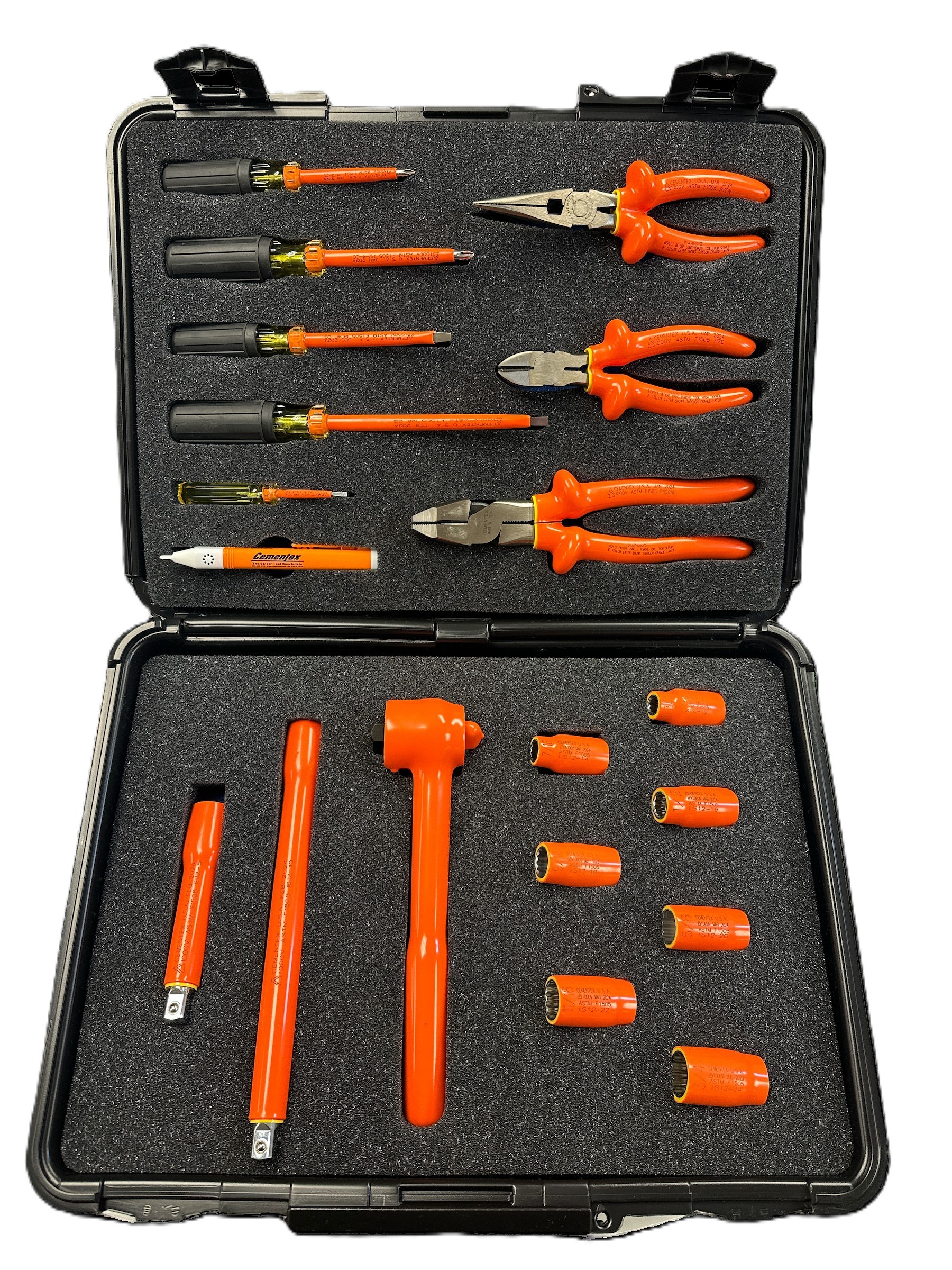 Cementex 18-piece insulated tool set with 410 case