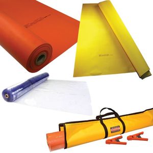 Cementex PVC Roll Blankets 7.5kV 4' x 50' Clear PVC Roll Kit