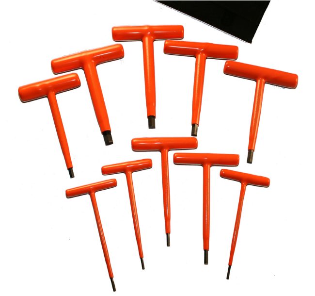 Cementex T-handle hex wrench set