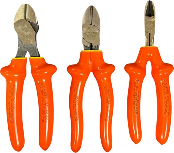 Cementex insulated diagonal pliers