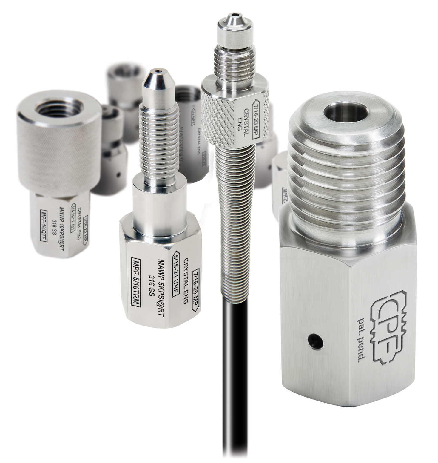 Crystal 1/4" BSP Male to 1/4" NPT Female Adapter # 11-90109