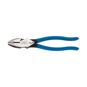 Klein Klein High Leverage Side Cutting Pliers Lineman's Pliers with Crimping, 9-Inch