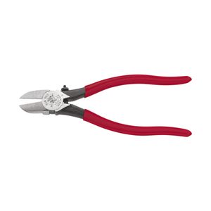 Klein Diagonal Cutting Pliers, Spring-Loaded, Plastic Cutting, 7-Inch # D227-7C