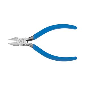 Klein Diagonal Cutting Pliers, Electronics, Pointed Nose, Narrow Jaw, 5-Inch # D244-5C