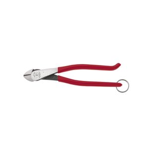 Klein Ironworker's Diagonal Cutting Pliers, with Tether Ring, 9-Inch # D248-9STT