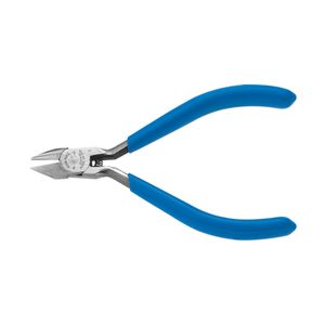 Klein Diagonal Cutting Pliers, Pointed Nose, Extra-Narrow Jaw, 4-Inch # D259-4C