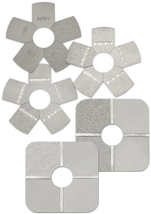 DeFelsko Keane-Tator Surface Roughness Comparator (Mils) — Sand/Grit/Shot Blast disks + Illuminated Magnifier