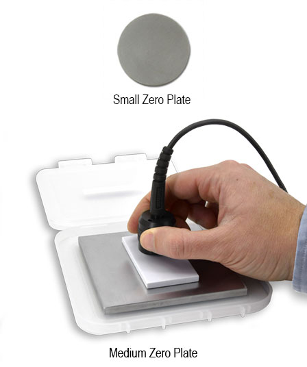 DeFelsko Zero Plates (Steel and Aluminum)