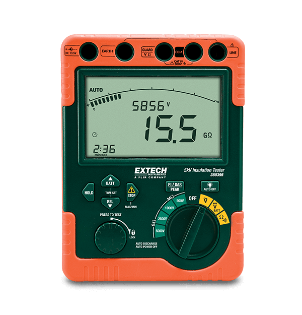 Extech 380395 Insulation Tester, High Voltage, 120 VAC # 380395