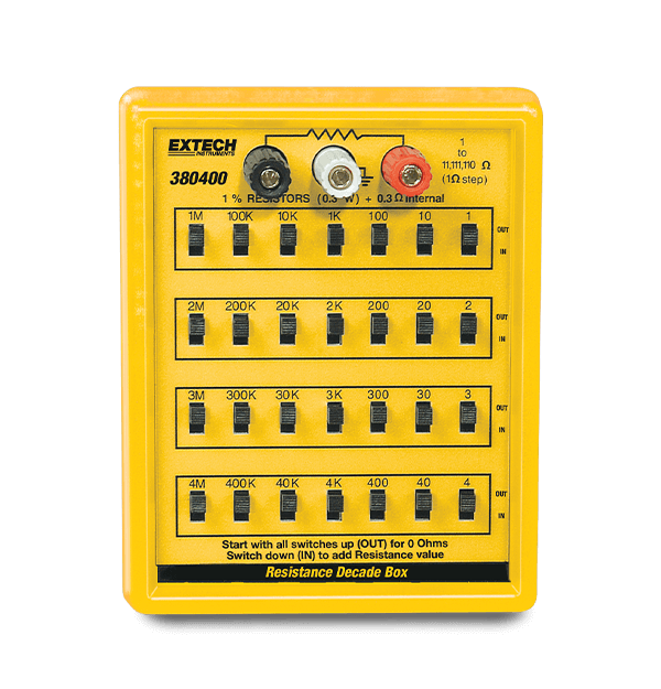 Extech 380400 Resistance Substitution Box # 380400