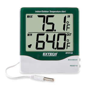 Extech 401014A Thermometer, Big Digit Indoor/Outdoor