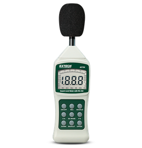 Extech 407750 Sound Level Meter, Digital w/ RS232 Interface