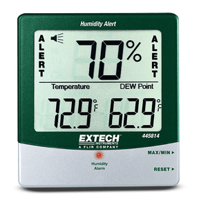 Extech 445814 Humidity Alert, Big Digit RH, Temp, Dew Point