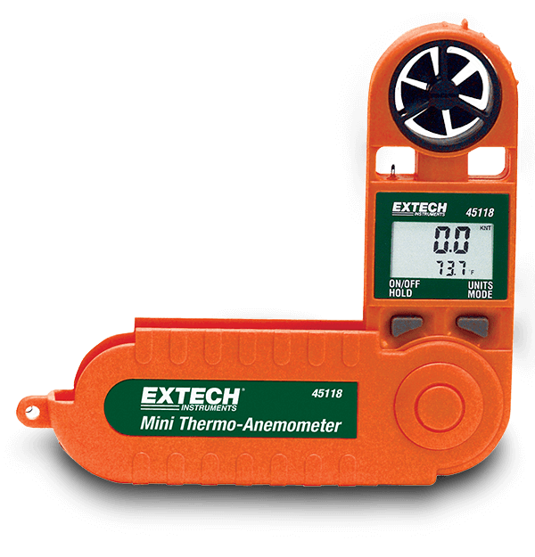 Extech 45118 Thermo-Anemometer, Mini # 45118