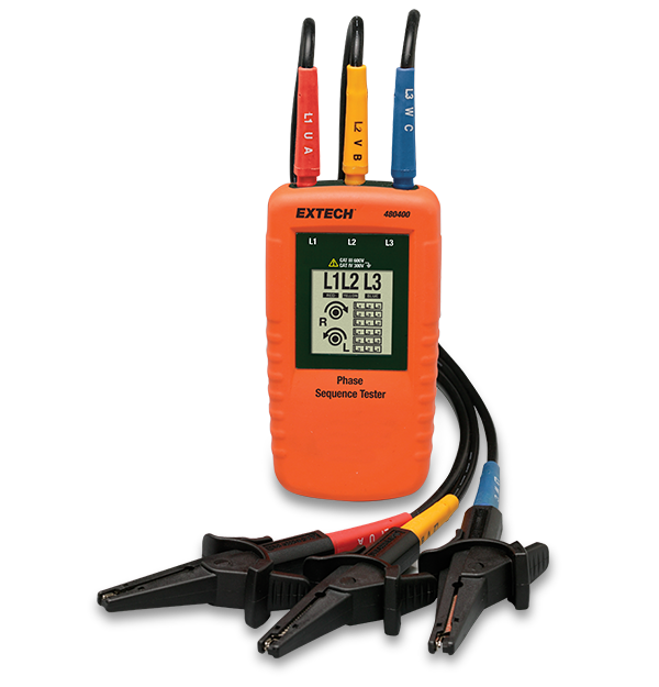 Extech 480400 Rotation Tester, 3-Phase # 480400