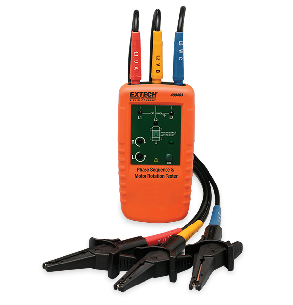 Extech 480403 Rotation Tester, Motor Phase # 480403