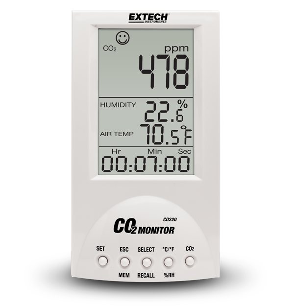 Extech CO220 Desktop Carbon Dioxide Monitor # CO220