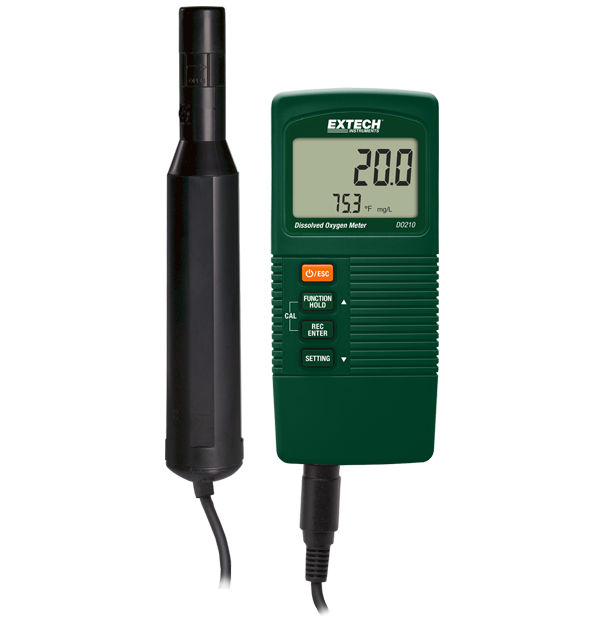 Extech DO210 Compact Handheld Dissolved Oxygen Meter # DO210