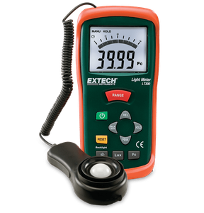 Extech LT300 Light Meter, Analog and Digital