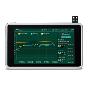 Extech RH550 Graphical Humidity/Temperature Chart Recorder with Touch-Screen