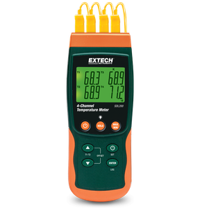 Extech SDL200 4-Channel Thermometer SD Logger