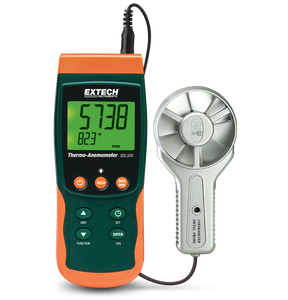 Extech SDL300 Metal Vane Thermo-Anemometer SD Logger