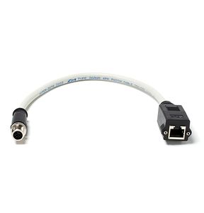 FLIR T911869ACC Ethernet Cable, M12 to RJ45 Female, 0.3 m
