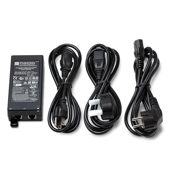 FLIR T912049ACC Gigabit Power over Ethernet (PoE) Injector, 30 W