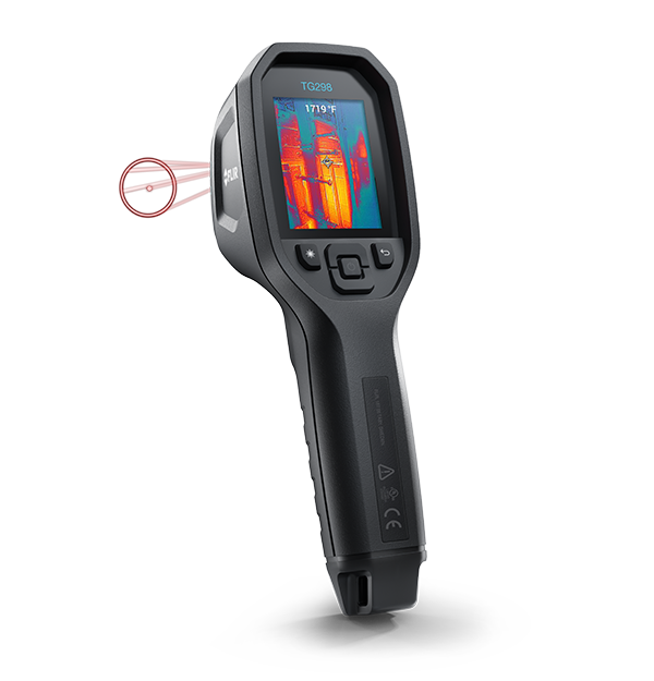 FLIR TG298 High Temperature (1080 C) Spot Thermal Camera with Bullseye Laser # TG298
