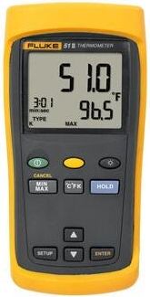 Fluke 51-2 60HZ Single Input Thermometer, 60 Hz Noise Rejection # FLUKE-51-2 60HZ