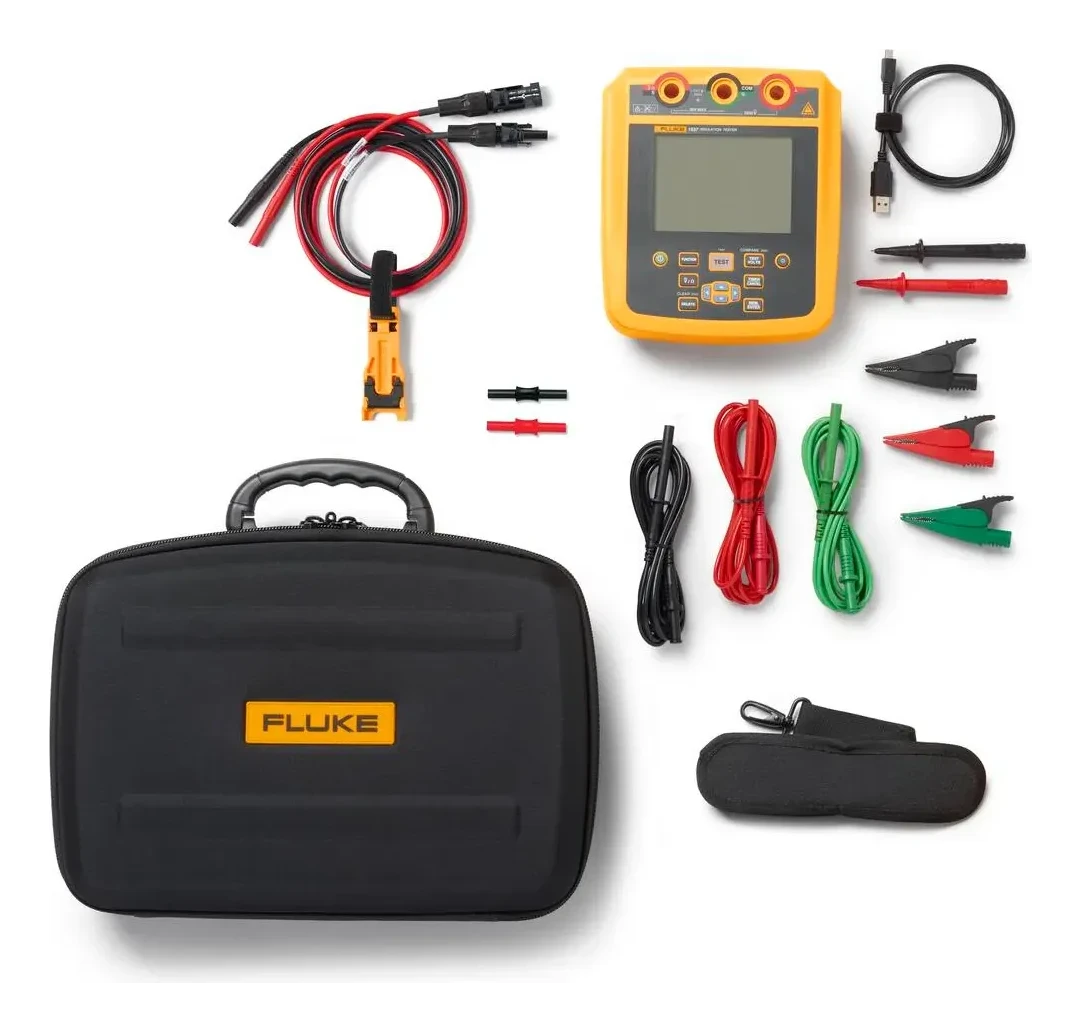 Fluke 1537, TLPV1 MC4 Test Leads, Pamona 6252 Coupler Kit
