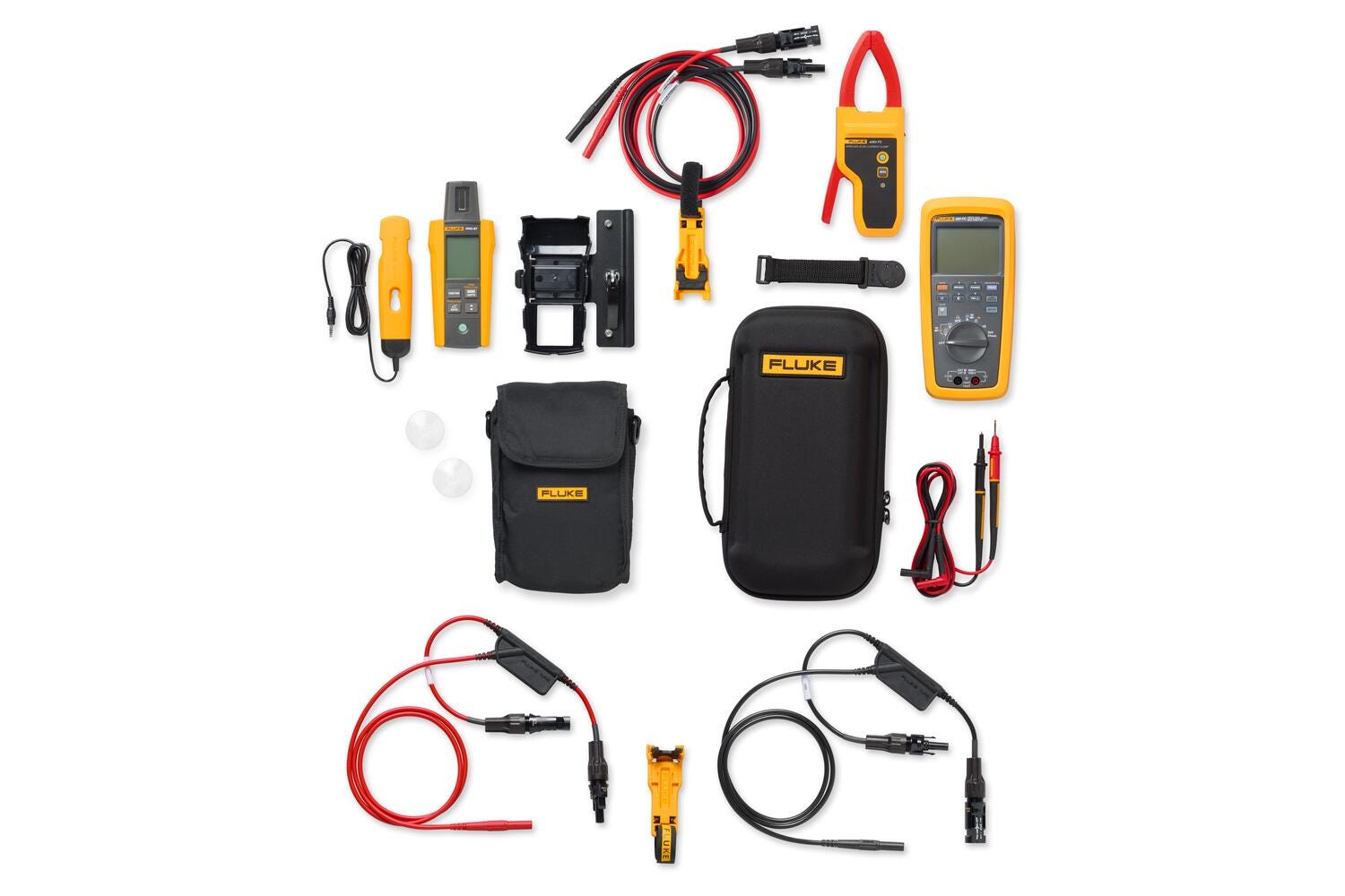 Fluke 283 FC/PV Solar Diagnostic Kit with IRR2-BT Irradiance Meter, TLPV1 and TLPV2 Leads # FLK-283FC-IRR-TLPV