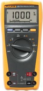 Fluke TL175E TwistGuard Test Leads, 2 mm dia Probe Tips with 4 mm Adapters # TL175E