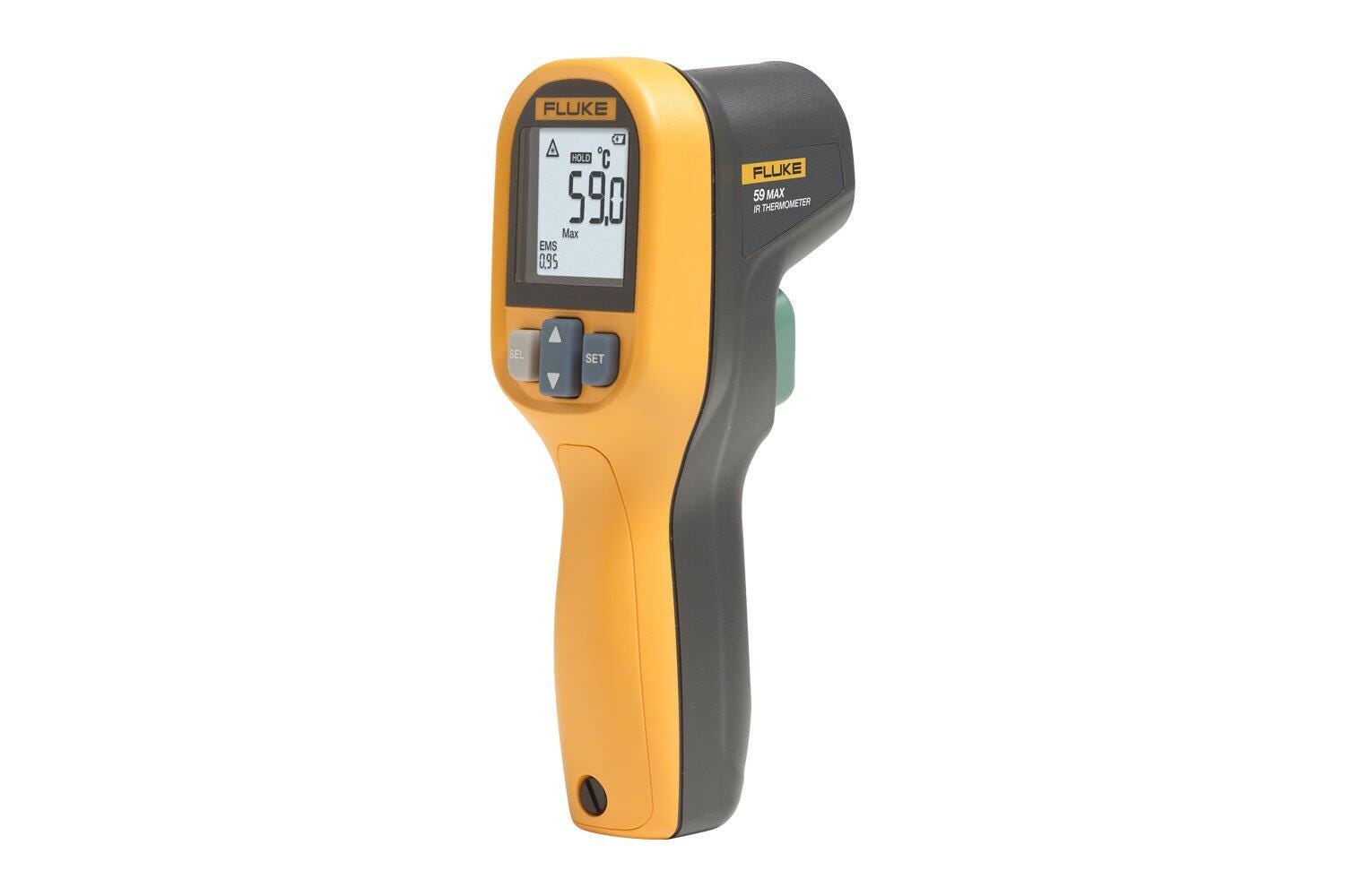 Fluke 59 MAX+ IR Thermometer, 10:1 Distance-to-Spot, North America
