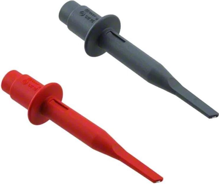 Fluke HC120 Hook Clips (Set of 2: Red, Gray)