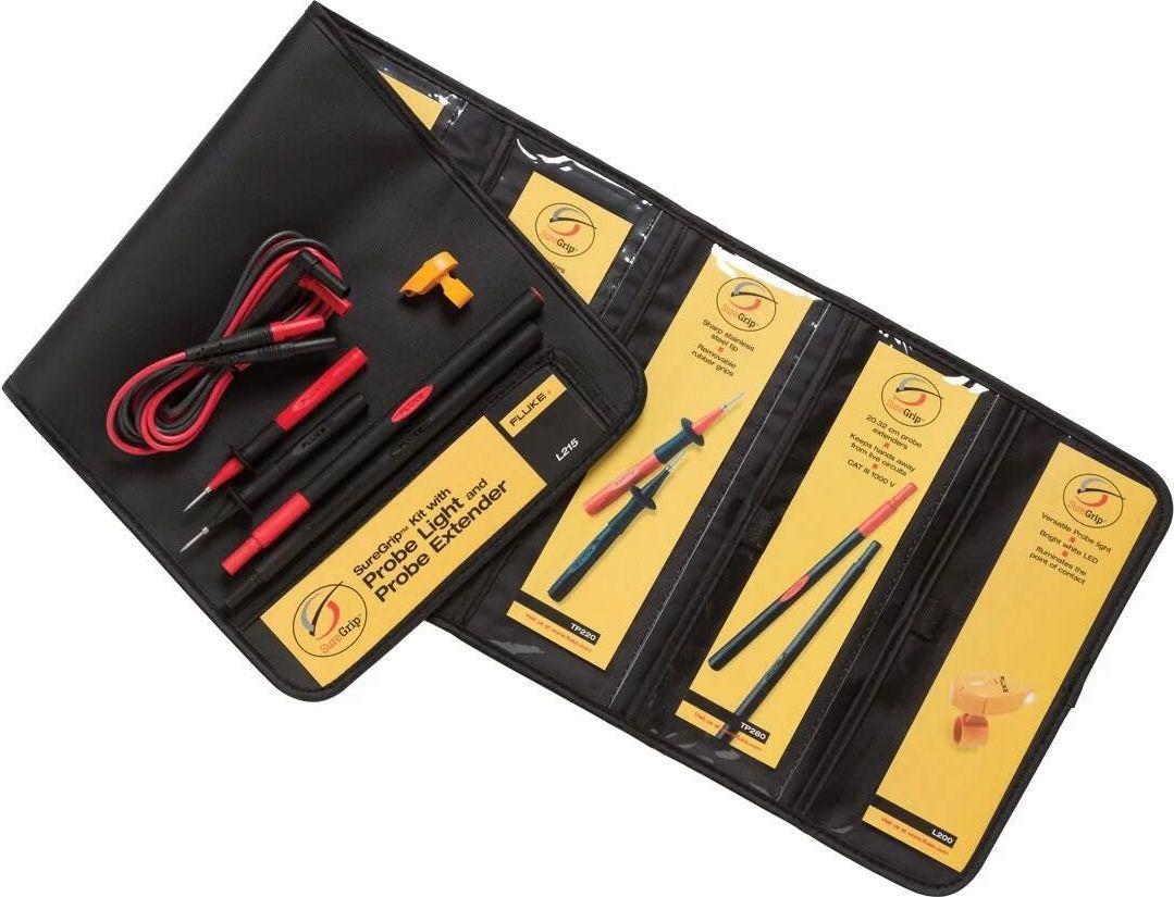 Fluke L215 SureGrip™ Kit with Probe Light and Probe Extenders