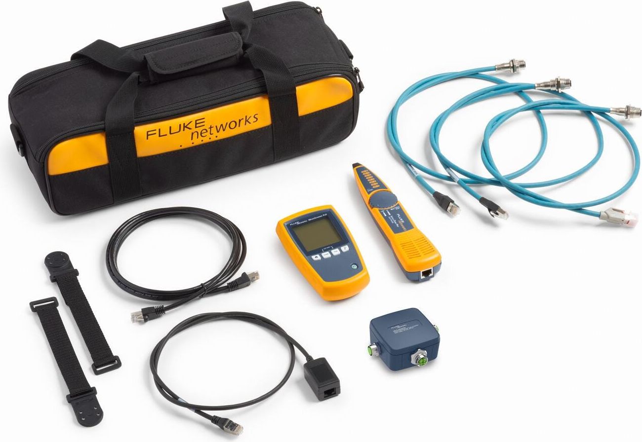 Fluke Networks MicroScanner™ PoE Industrial Ethernet Cable Verifier Kit