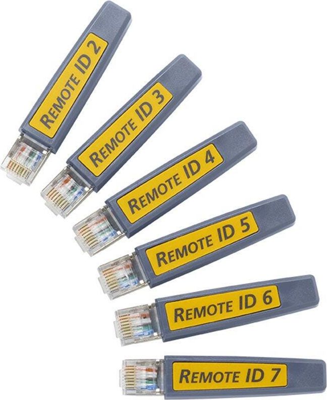 Fluke Networks Remote ID Kit for MS-POE MicroScanner™ with Identifiers #2-7