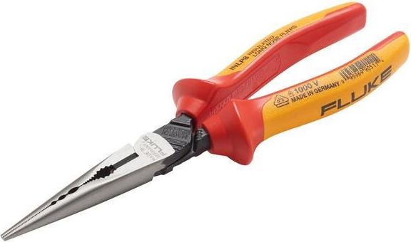 Fluke INLP8 Insulated Long Nose /W Side Cutter, 8 in, 200 mm, 1000V # INLP8