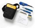 Fluke Networks fiber optic cleaning kit