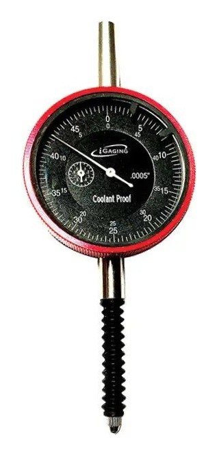iGaging iP65 Coolant Proof Dial Indicator 0-1"/0.0005" - Black Face # 400-065-05i