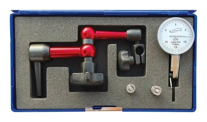 iGaging 3 Axis 7" Universal Clamp Arm + 0.03"/0.0005" Test Indicator Set # 400-U37