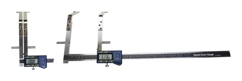 iGaging Digital Wheel-on Drum Gauge 2-18" in/mm/64th # 100-068